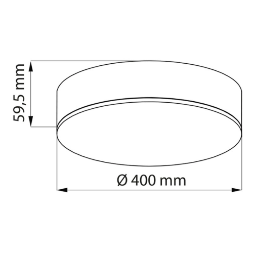 LED svítidlo McLED Nova R 400 40W 3000K černá ML-416.093.33.0 (obrázek 8)
