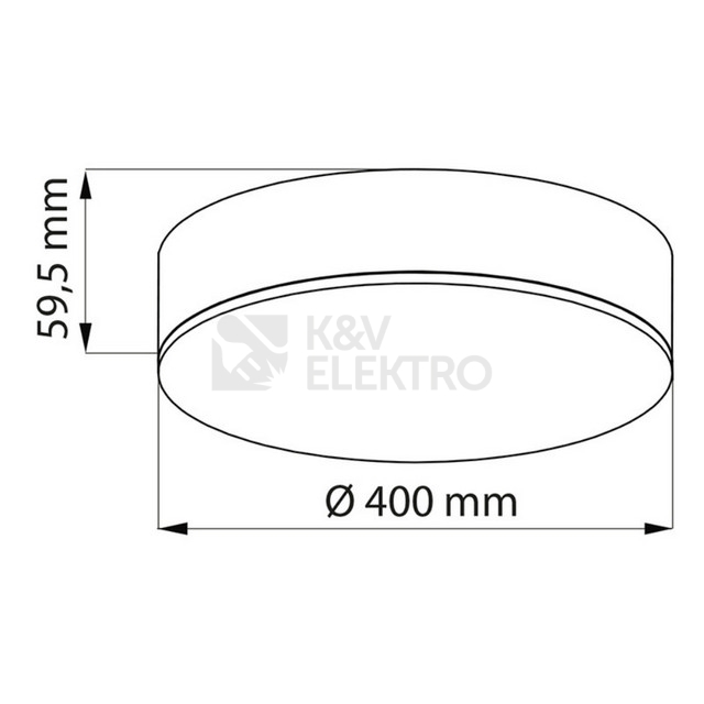 Obrázek produktu LED svítidlo McLED Nova R 400 40W 3000K černá ML-416.093.33.0 3
