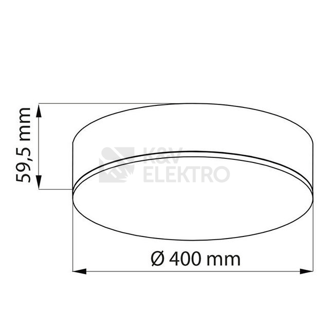 Obrázek produktu LED svítidlo McLED Nova R 400 40W 3000K černá ML-416.093.33.0 5
