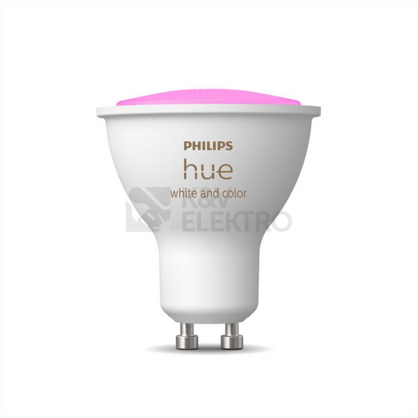 Obrázek produktu LED žárovka GU10 Philips Hue 5W (50W) White and Color Ambiance (2000-6500K/RGB) 0