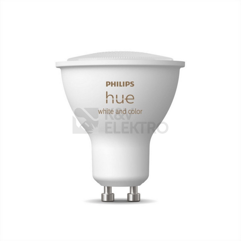 Obrázek produktu LED žárovka GU10 Philips Hue 5W (50W) White and Color Ambiance (2000-6500K/RGB) 1