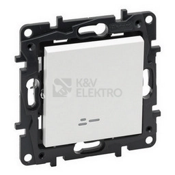 Obrázek produktu Legrand Niloé Step vypínač č.6 s podsvětlením bílá 863116 0