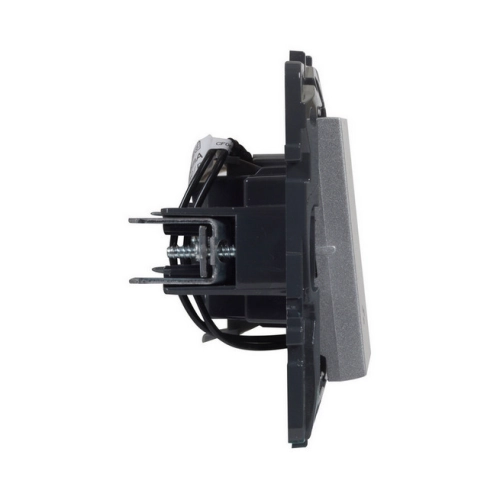 Legrand Niloé Step vypínač č.6 s podsvětlením hliník 863316