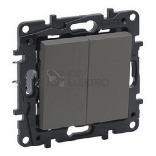 Legrand Niloé Step vypínač č.5 ocel 863405