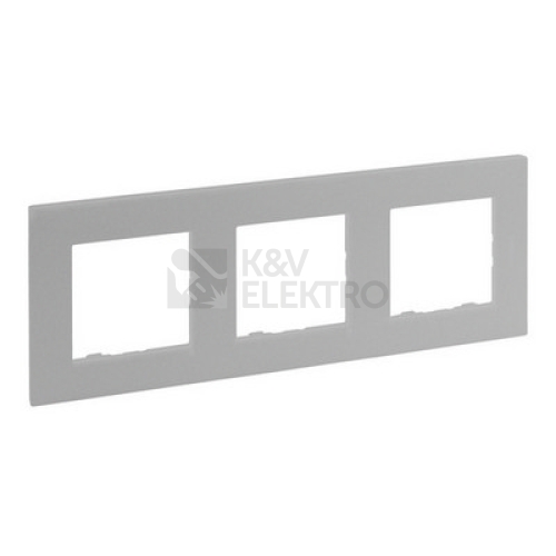 Legrand Niloé Step trojrámeček ocel 863493