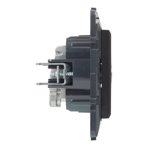 Legrand Niloé Step televizní zásuvka TV-R-SAT průběžná černá 863578