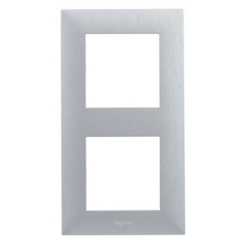 Legrand Niloé Step dvojrámeček hliník broušený 863892