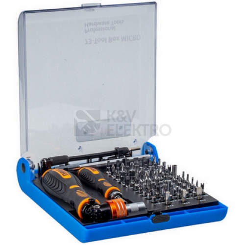 73dílná sada bitů Narex Tool Box MICRO 7913637