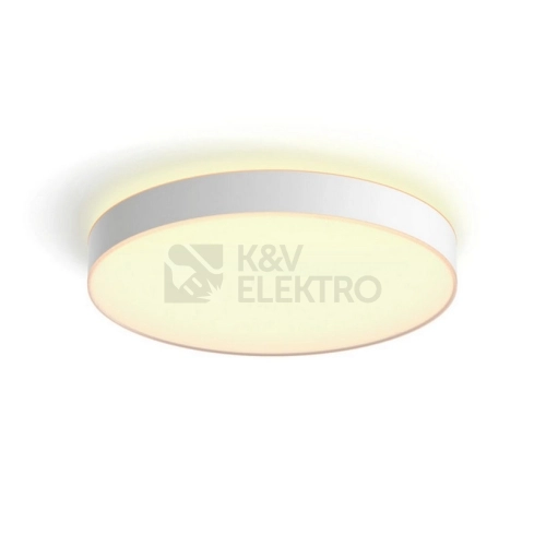 Bluetooth LED stropní svítidlo Philips Hue Enrave XL 41161/31/P6 bílá 48W 2200-6500K s dálkovým ovladačem
