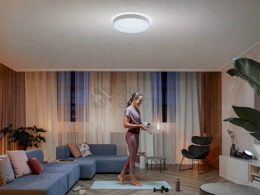 Obrázek produktu Bluetooth LED stropní svítidlo Philips Hue Enrave XL 41161/31/P6 bílá 48W 2200-6500K s dálkovým ovladačem 4