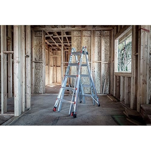 Teleskopický kloubový žebřík/štafle 4x5 příček Little Giant LEVELER M22 16522EN-801 (obrázek 6)