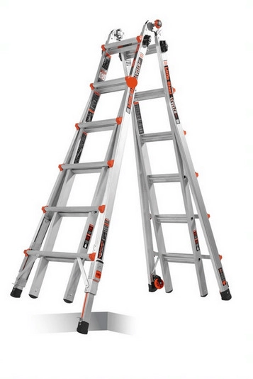 Teleskopický kloubový žebřík/štafle 4x6 příček Little Giant LEVELER M16 16526EN-801