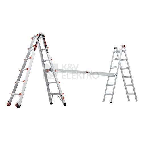Obrázek produktu Teleskopický kloubový žebřík/štafle 4x6 příček Little Giant LEVELER M16 16526EN-801 7