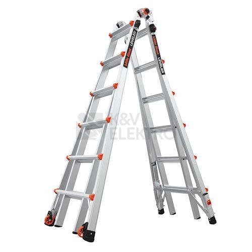 Obrázek produktu Teleskopický kloubový žebřík/štafle 4x6 příček Little Giant LEVELER M16 16526EN-801 34