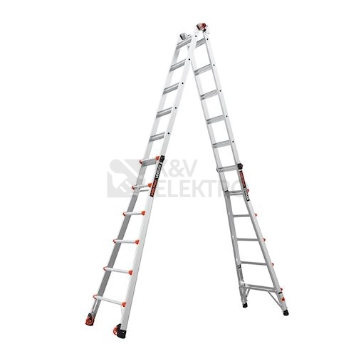 Obrázek produktu Teleskopický kloubový žebřík/štafle 4x6 příček Little Giant LEVELER M16 16526EN-801 35