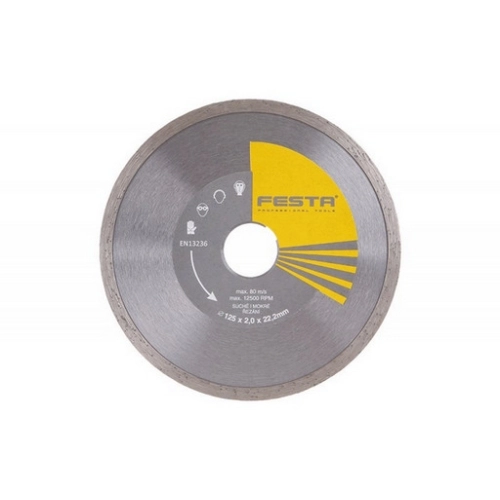 Kotouč diamantový plný 125x2x22,2mm FESTA 21212