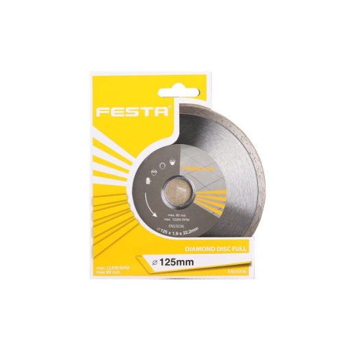 Kotouč diamantový plný 125x2x22,2mm FESTA 21212