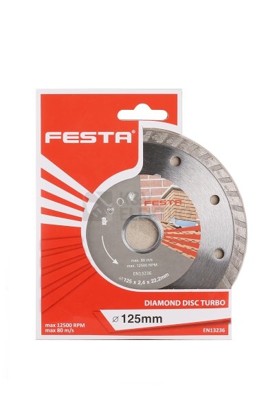 Obrázek produktu Kotouč diamantový segment 125x2,2x22,2mm FESTA 21312 1