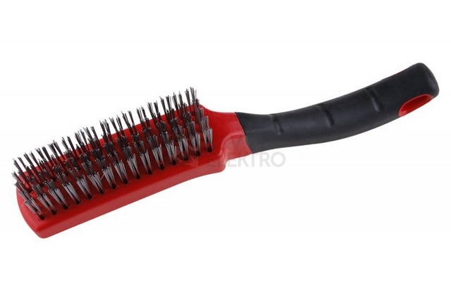 Obrázek produktu Kartáč ruční ocelový 5řad 270mm plastový 22080 0