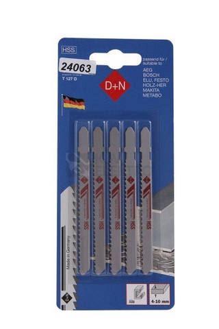 Obrázek produktu Plátky do přímočaré pily HSS 75/1mm 5ks 31030 24063 0