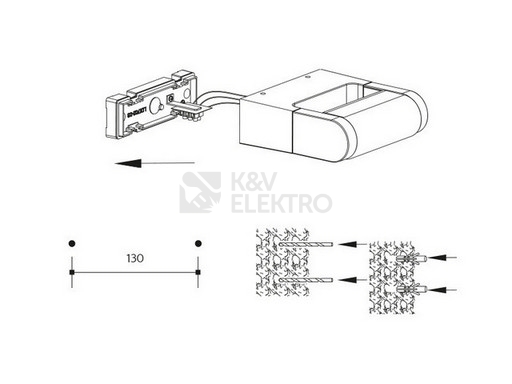 Obrázek produktu Venkovní nástěnné LED svítidlo FARO N antracit Panlux PN42100043 1