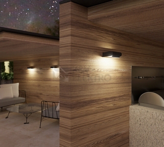 Obrázek produktu Venkovní nástěnné LED svítidlo FARO N antracit Panlux PN42100043 3