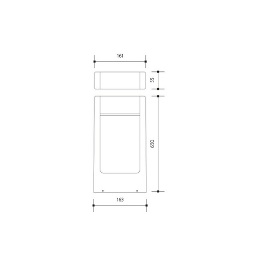 Zahradní LED sloupek / svítidlo FARO antracit Panlux PN42100042