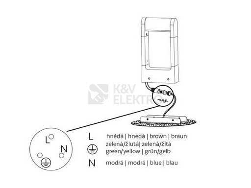 Obrázek produktu Zahradní LED sloupek / svítidlo FARO antracit Panlux PN42100042 2