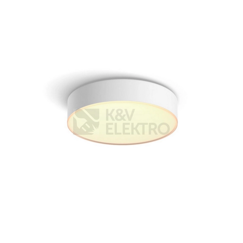 Obrázek produktu Bluetooth LED stropní svítidlo Philips Hue Enrave S 41158/31/P6 bílé 9,6W 2200-6500K s dálkovým ovladačem 0