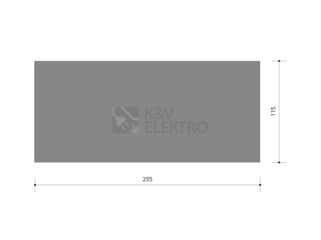 Obrázek produktu Piktogram PLUTO LED nalepovací - šipka dolu Panlux PN35200020 1