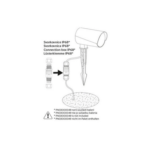 Zahradní zapichovací LED svítidlo OKO EVO Panlux PN42100053 (obrázek 3)