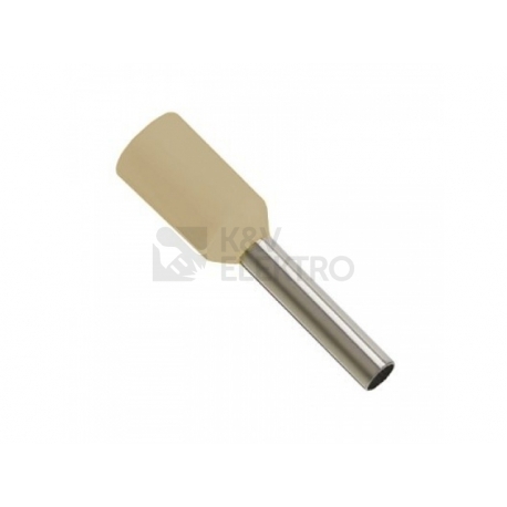 Obrázek produktu Lisovací dutinky béžové DI 35-16 průřez 35mm2 délka 16mm (50ks) 0