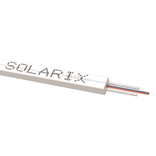 Optický kabel Solarix MDIC 2 vlákna 9/125 SXKO-MDIC-2-OS-LSOH-WH