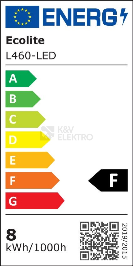 Obrázek produktu  LED stolní lampa Ecolite SPECTRA L460-LED/CR 8W 4000K černá 1