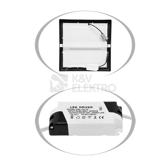 Obrázek produktu LED svítidlo Ecolite RAFA LED-CSQ-CCT/25W/CR 25W 3000/4000/6000K 2