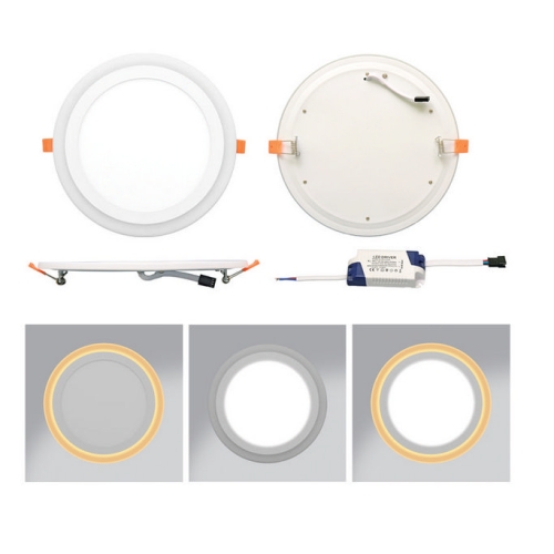 Svítidlo Ecolite DUO 4000K+2700K LED-DUO-R12W