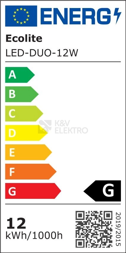 Obrázek produktu Svítidlo Ecolite DUO 4000K+2700K LED-DUO-S12W 2