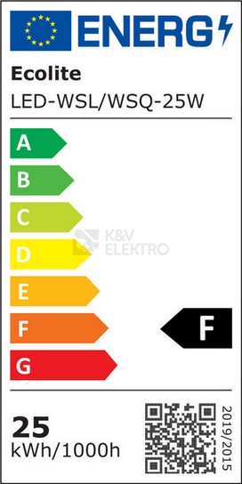 Obrázek produktu LED podhledové svítidlo Ecolite LADA LED-WSL-CCT/25W/CR 25W 3000/4000/6000K 5