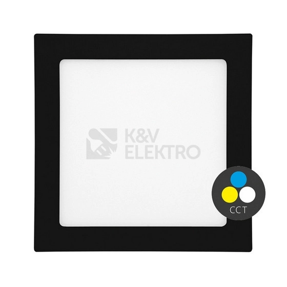 Obrázek produktu LED podhledové svítidlo Ecolite RAFA LED-WSQ-CCT/12W/CR 12W 3000/4000/6000K 0