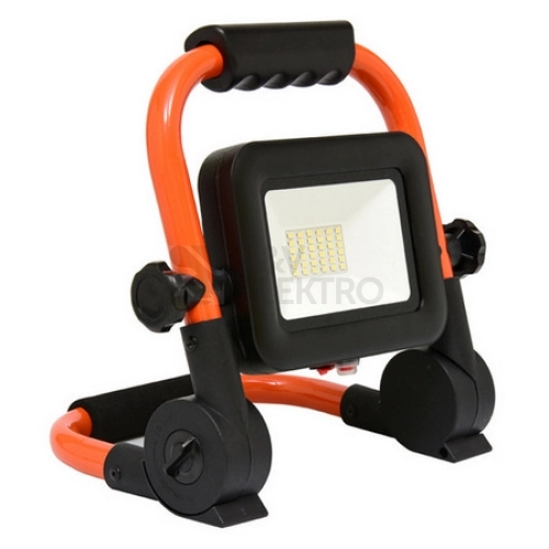 Přenosný LED reflektor Ecolite WORK RMLED-20W/ORA/AKU 9,6Ah