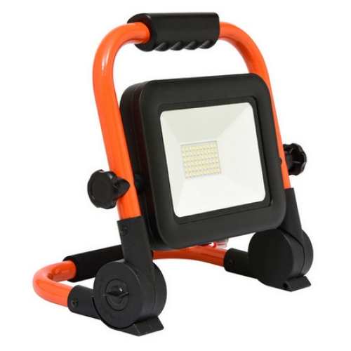 Levně Přenosný LED reflektor Ecolite WORK RMLED-30W/ORA/AKU 12Ah