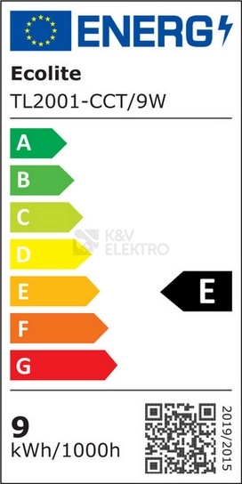 Obrázek produktu LED svítidlo Ecolite SLICK TL2001-CCT/9W 3000-6500K 57cm 3