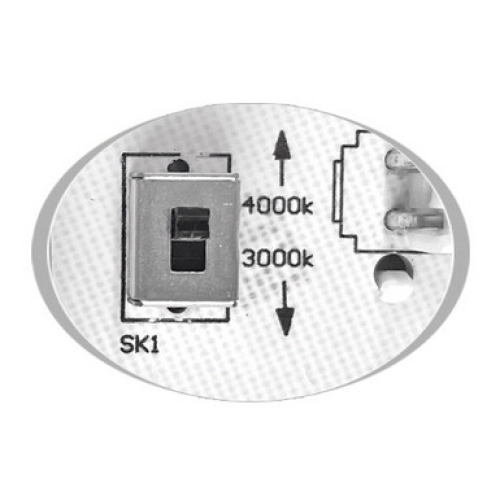 Stropní LED svítidlo Ecolite MARTIN WMAT350-25W/BI 3000/4000K bílá IP65 (obrázek 7)
