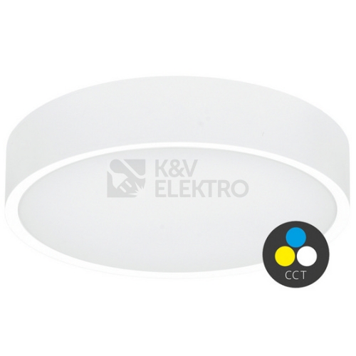 Stropní LED svítidlo Ecolite MARTIN WMAT350-25W/BI 3000/4000K bílá IP65