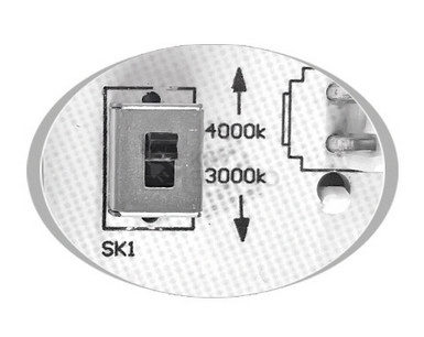 Obrázek produktu Stropní LED svítidlo Ecolite MARTIN WMAT350-25W/BI 3000/4000K bílá IP65 4