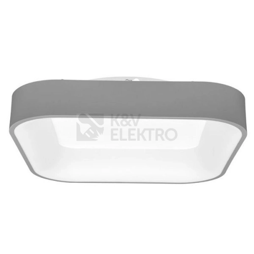 Stropní LED svítidlo Ecolite NEST WMKL01S-40W/LED-SED šedá 3000-6500K s dálkovým ovladačem