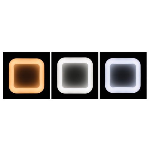 LED lustr Ecolite NEST WMKL02S-40W/LED-BI bílá 3000-6500K s dálkovým ovladačem