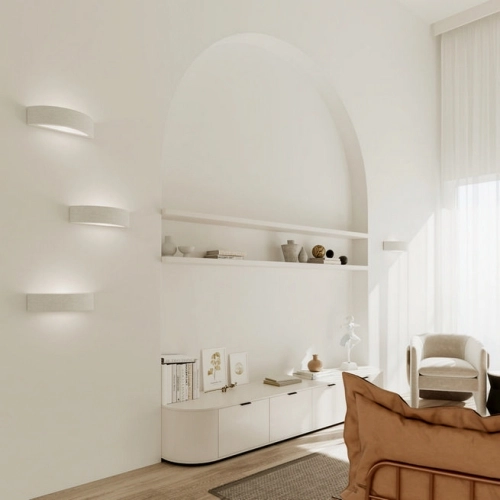 Nástěnné keramické svítidlo SOLLUX Atena E27 1x60W bez zdroje SL.0001 bílá (obrázek 2)