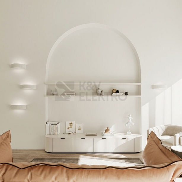 Obrázek produktu Nástěnné keramické svítidlo SOLLUX Atena E27 1x60W bez zdroje SL.0001 bílá 7