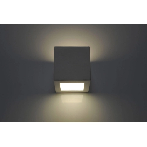 Nástěnné keramické svítidlo SOLLUX Leo E27 1x60W bez zdroje SL.0005 bílá (obrázek 9)